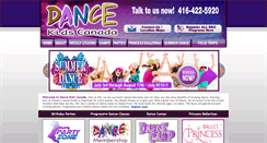Desktop Screenshot of dancekidscanada.com